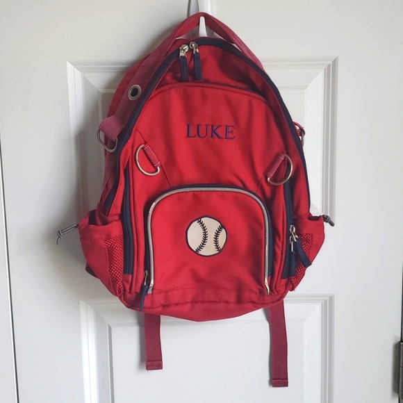 Pottery Barn Kids Other - 4 for $20 Pottery Barn Kids Backpack With Baseball Emblem